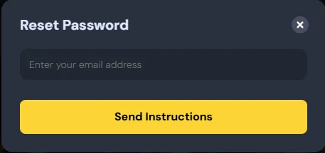 Cocobet reset password screen
